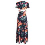 Conjunto Cropped Floral de Amarrar