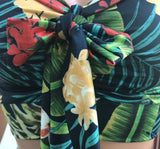 Conjunto Cropped c/ Saia Longa Tropical