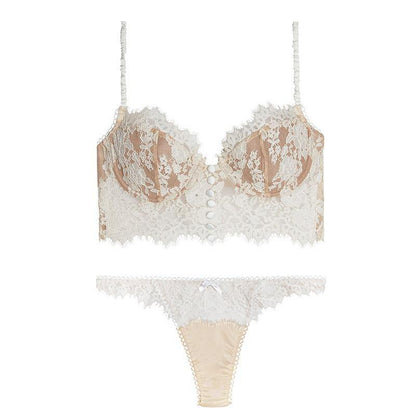 conjunto lingerie magnific de renda  bralette sensual branco