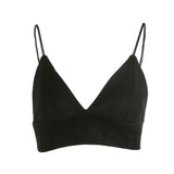 Cropped Bralette de Suede