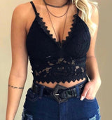 Cropped de Renda Bralette