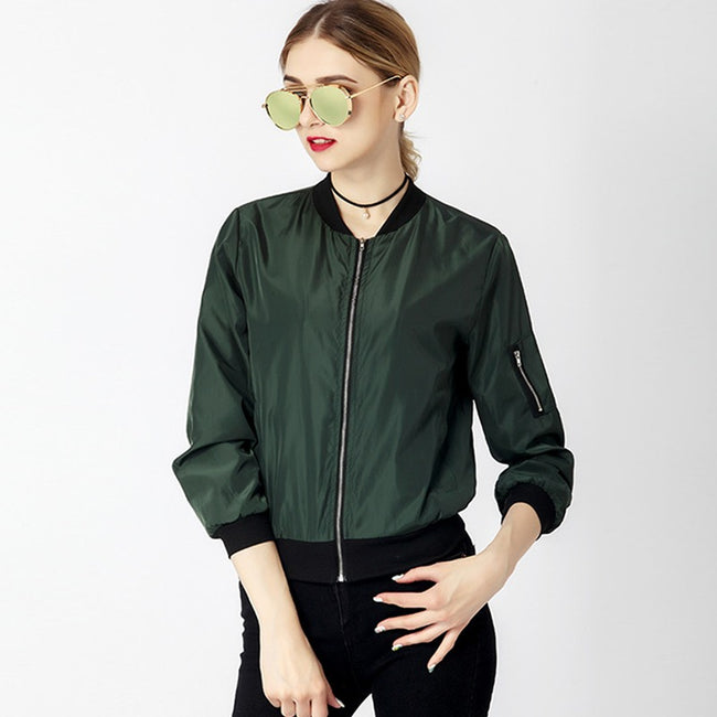 Jaqueta bomber cetim cheap feminina