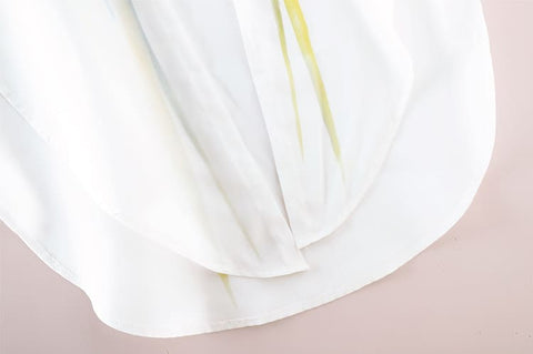 Kimono Longo Branco Print Arara, P, M, G, GG, 2G