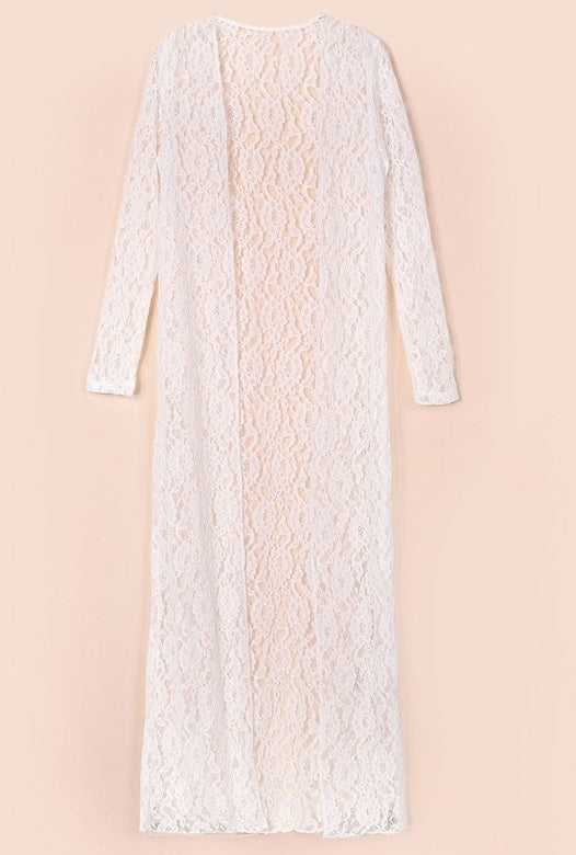 Kimono Longo de Renda LO8237