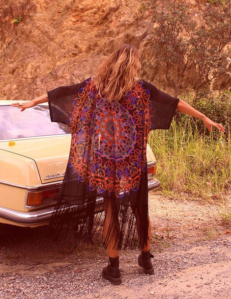 Kimono Longo Mandala c/Franja