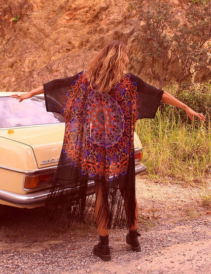 Kimono Longo Mandala c/Franja