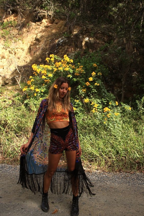 Kimono Longo Mandala c/Franja