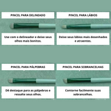 Kit Pinceis de Maquiagem Profissionais