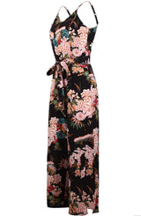 Macacões Florais Estampados Costas Decotadas