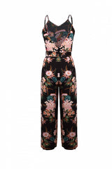 Macacões Florais Estampados Costas Decotadas