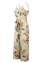 Macacões Florais Estampados Costas Decotadas
