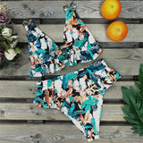 Biquínis Estampados Hot Pants Babados c/Bojo
