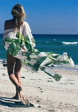 Saídas de Praia Longas Estampadas Kimonos - Loja Style Me