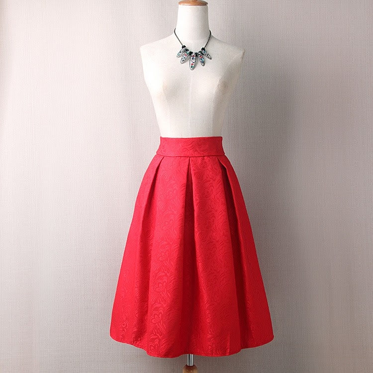 Saia Midi de Brocado LO8554
