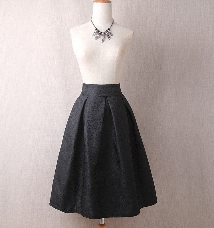 Saia Midi de Brocado LO8554