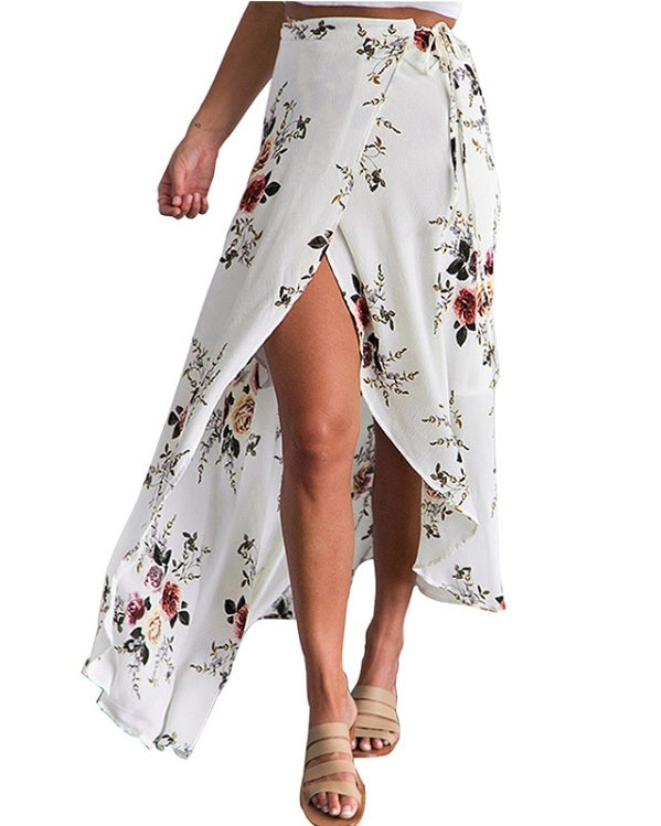 Saia longa de amarrar shop