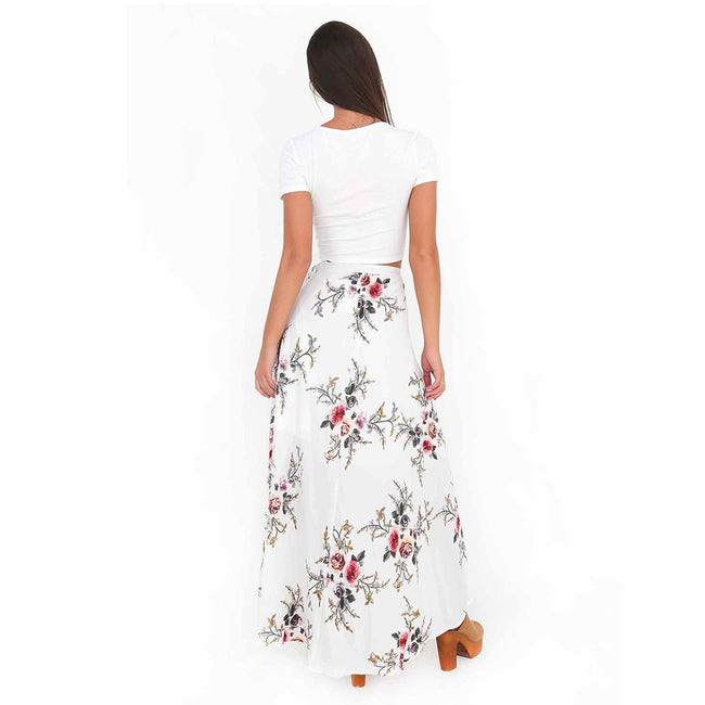Saias Longas Florais de Amarrar LO8799