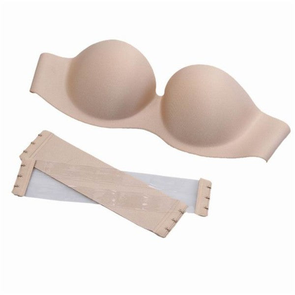 Sutiã Bustiê Costas Silicone Push Up