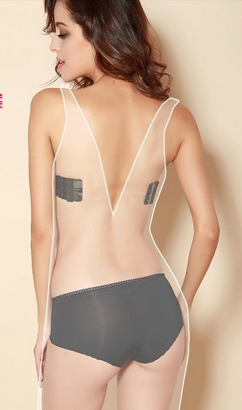 Sutiã Bustiê Costas Silicone Push Up
