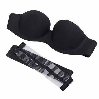 Sutiã Bustiê Costas Silicone Push Up