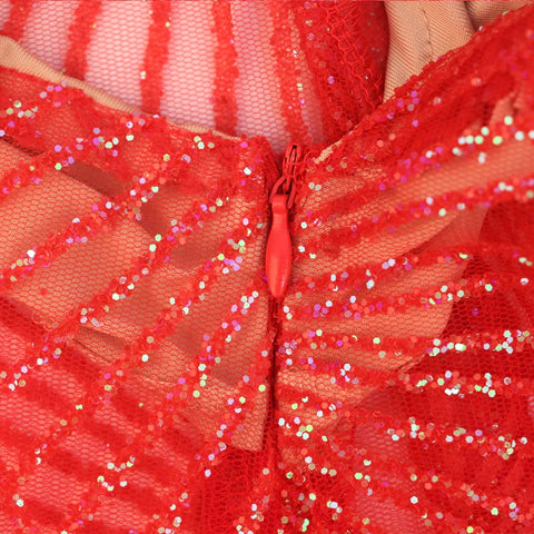 vestido de festa transparente com gliter brilhante curto glitter brilhante brilhoso brocal tule balada club sexy sensual body translúcido alcinha ajustável transpasse transpassado vermelho