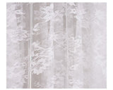 Vestido Longo de Renda Transparente Mangas Morcego, P, M, G, GG, Branco