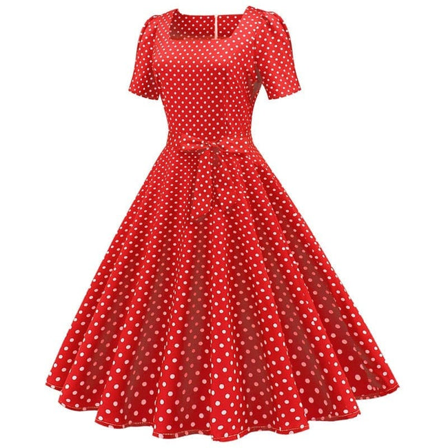 Vestido de bolinha sales rodado