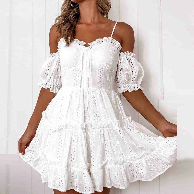 Vestido ombro a deals ombro gode
