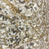 Vestido de festa Longo Dourado Glam paetês