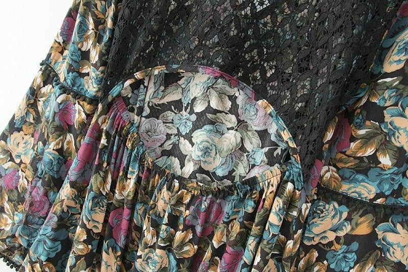 Vestido Túnica Floral Renda - Loja Style Me