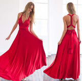 Vestido de Festa Longo Alças de Amarrar vermelho