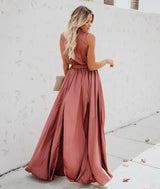 Vestido Longo Wrap Dress Fendas - Loja Style Me