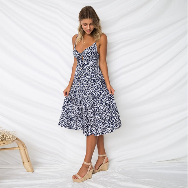 Vestidos midi sales verao 2019