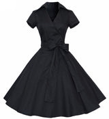 Vestido Retrô Midi Rodado