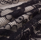 Vestido Tubinho de Festa de Renda Franja