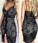 Vestido de Festa de Renda Tubinho