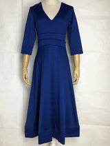 Vestido Midi Vintage Manga 3/4