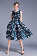 Vestido de Festa Longuete Print Floral